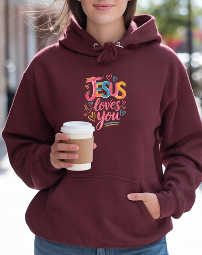 Jesus Loves You Hoodie