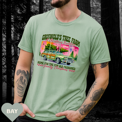 Griswold's Tree Farm T-Shirt — Vintage Family Christmas Truck Tee