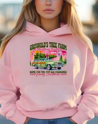 Griswold's Tree Farm Hoodie – Vintage Christmas Vacation Sweater