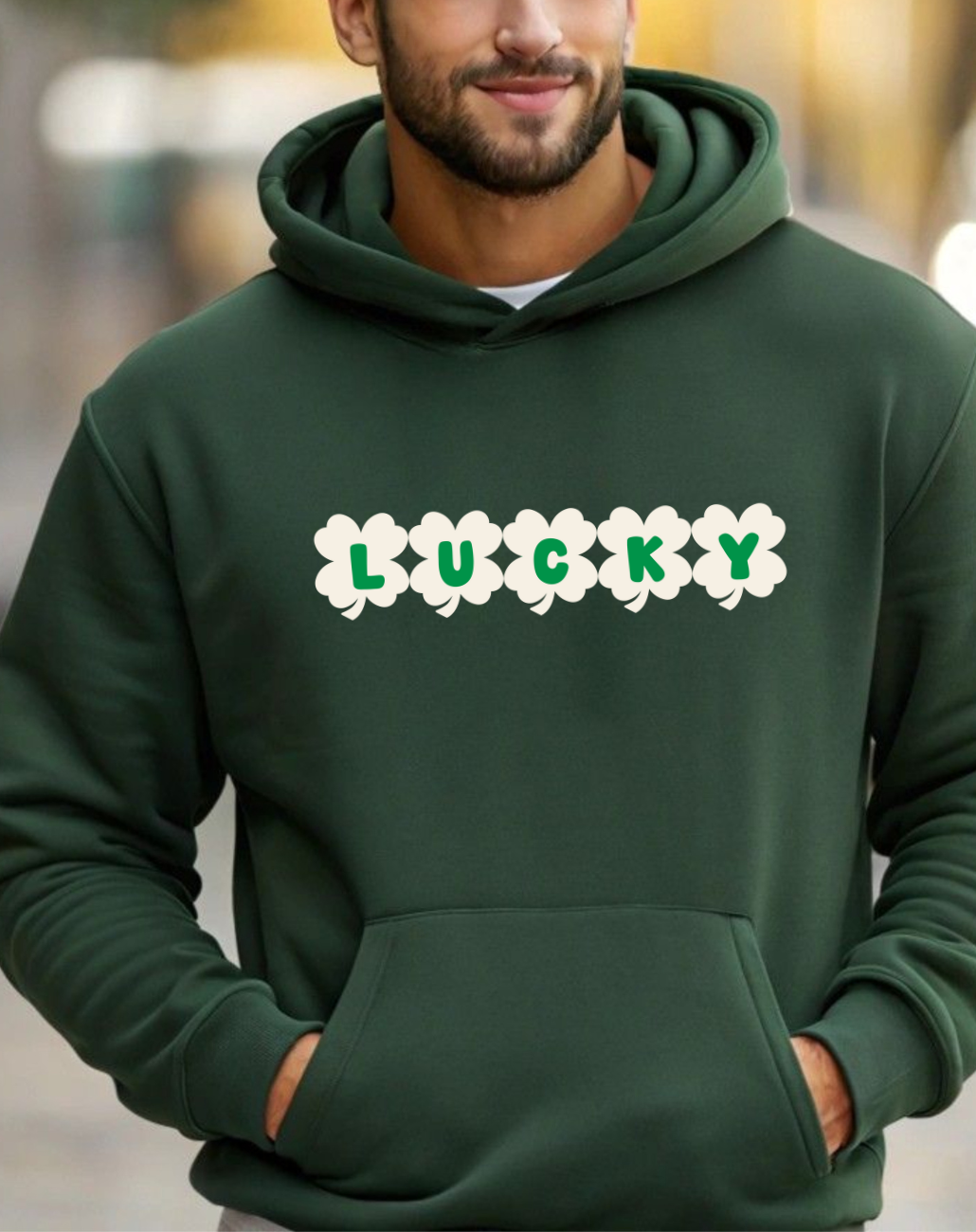 Lucky Clover Hoodie — St. Patrick’s Day Lucky Sweatshirt