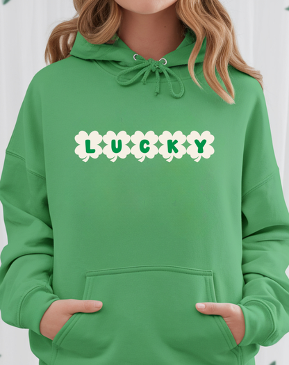 Lucky Clover Hoodie — St. Patrick’s Day Lucky Sweatshirt