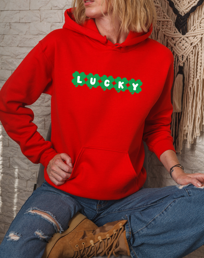 Lucky Clover Hoodie — St. Patrick’s Day Lucky Sweatshirt