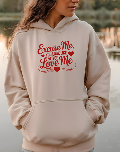 Excuse Me, You Look Like Love Me Hoodie