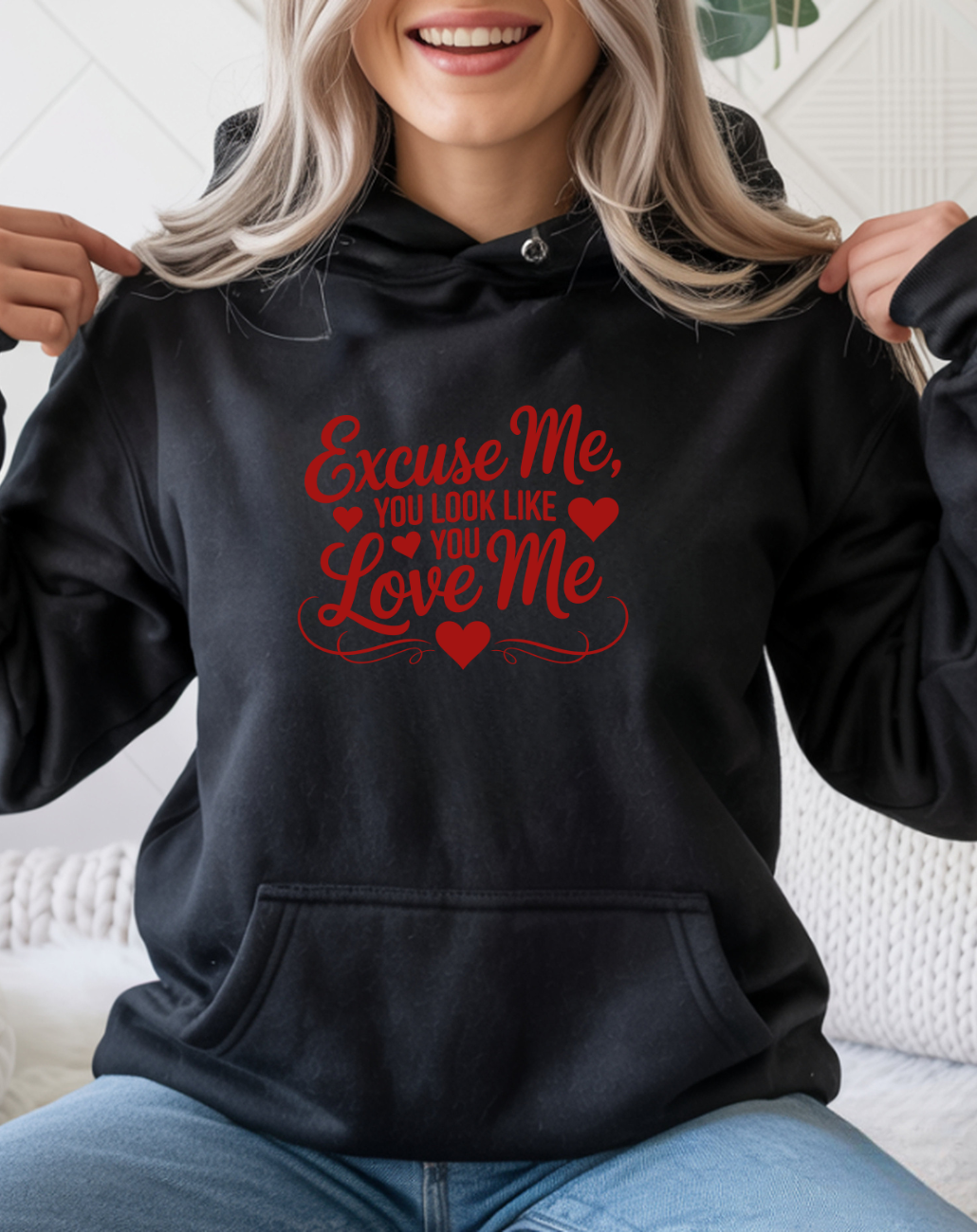 Excuse Me, You Look Like Love Me Hoodie