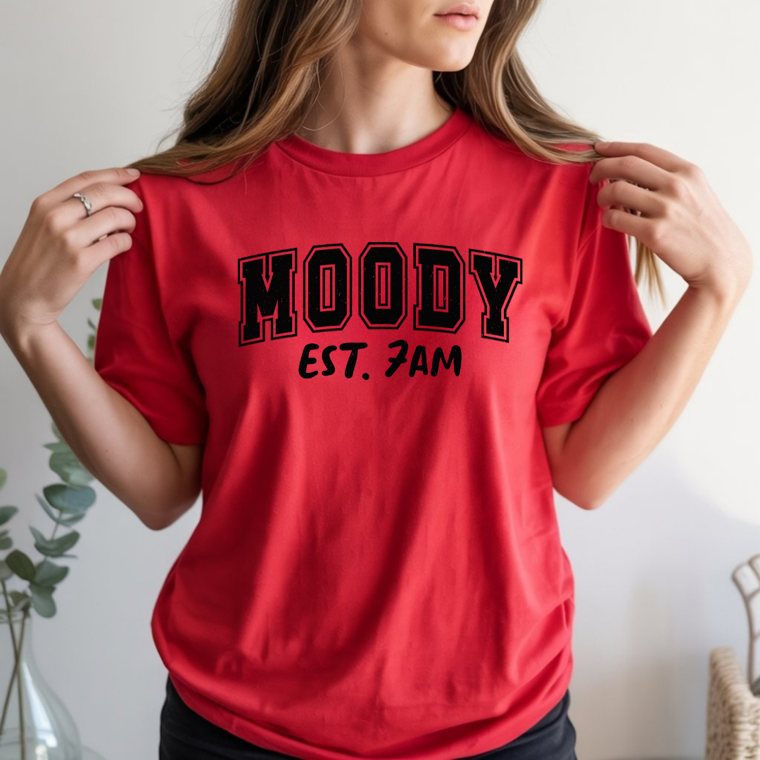 Moody Est. 7AM Comfort Colors T-Shirt