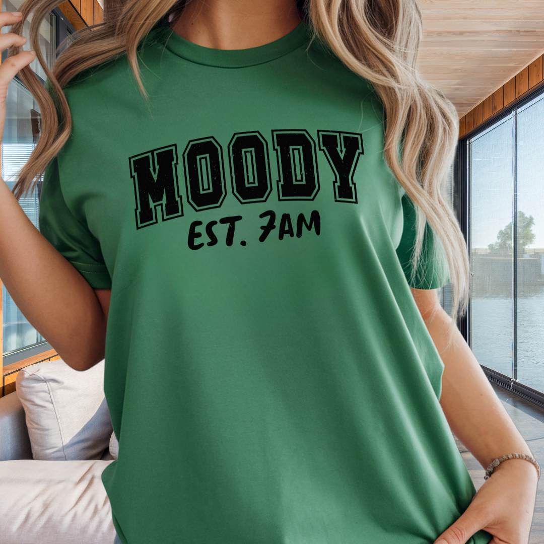 Moody Est. 7AM Comfort Colors T-Shirt