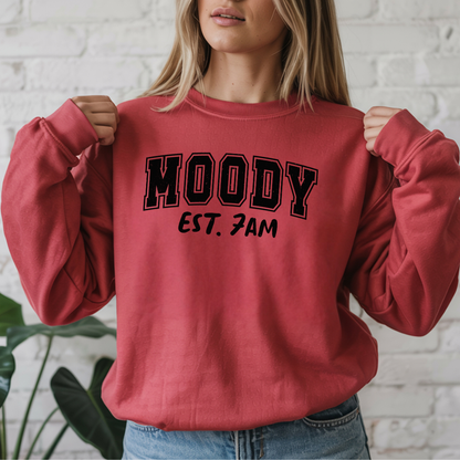 Moody Est. 7AM Crewneck Sweatshirt