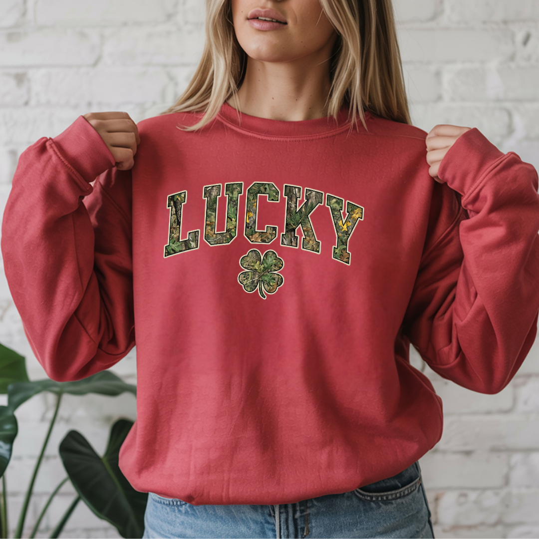 Lucky Shamrock Crewneck Sweatshirt