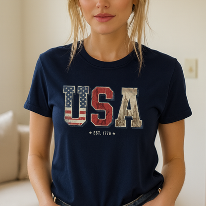 USA Retro Comfort Colors Tee