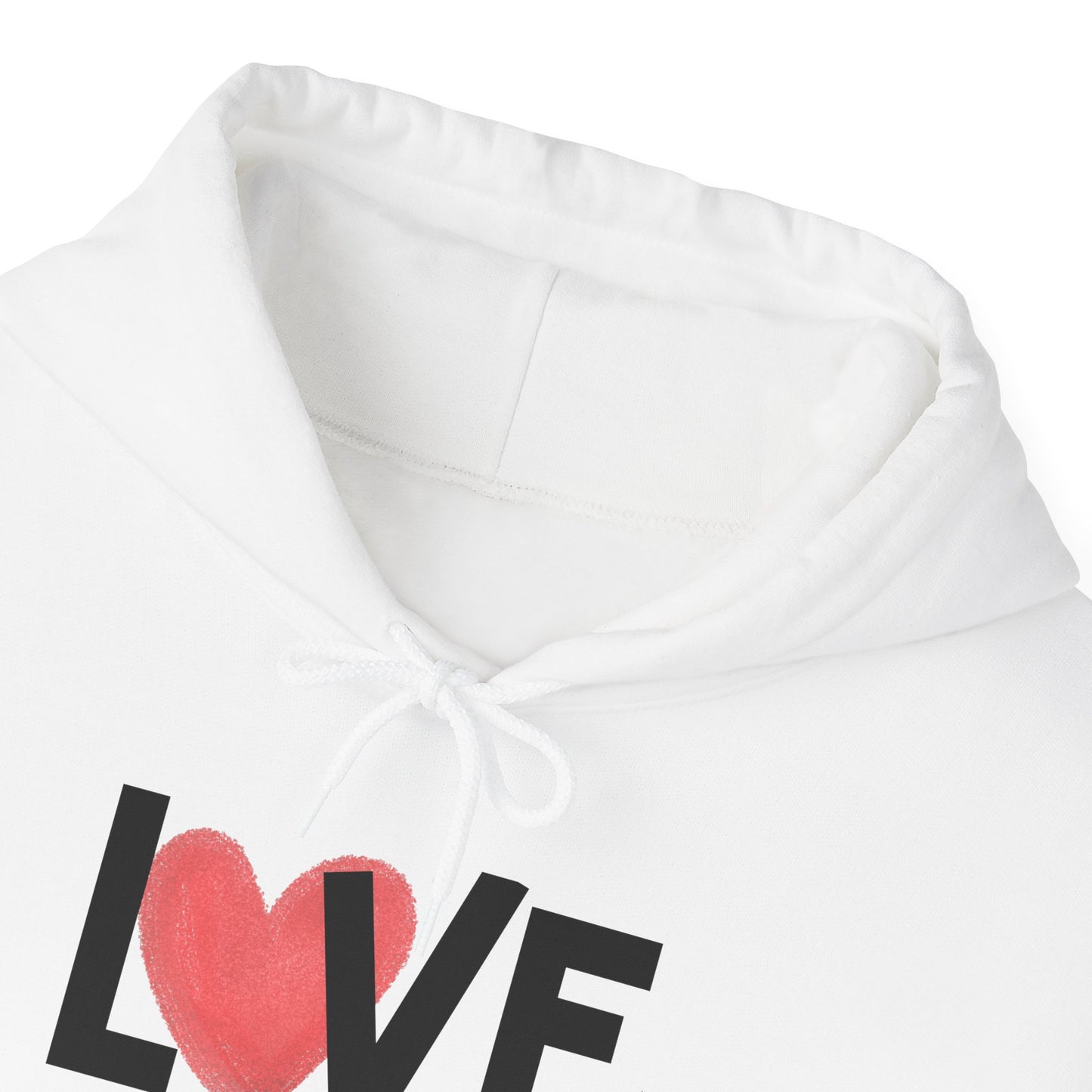 The LOVE Heart Hoodie Cozy Everyday Pullover