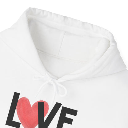 The LOVE Heart Hoodie Cozy Everyday Pullover