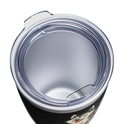 Husky Mom Tumbler, 20oz Stainless Steel Travel Cup, Perfect Gift for Dog Moms, Pet Lover Mug, Unique Drinking Experience
