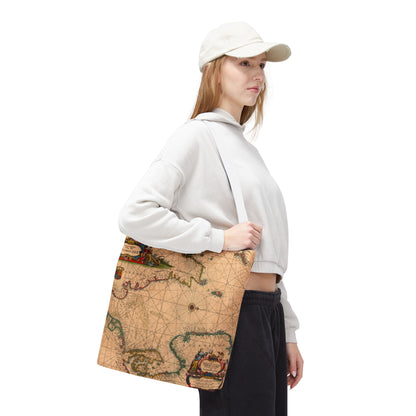 Vintage Nautical Sea Chart Pascaerte Van De Noordzee Tote Bag