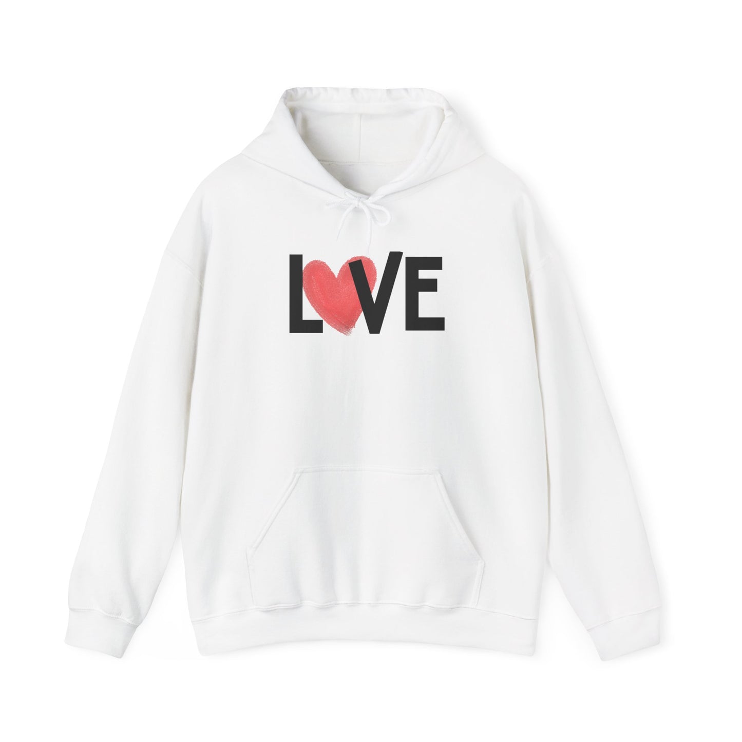 The LOVE Heart Hoodie Cozy Everyday Pullover