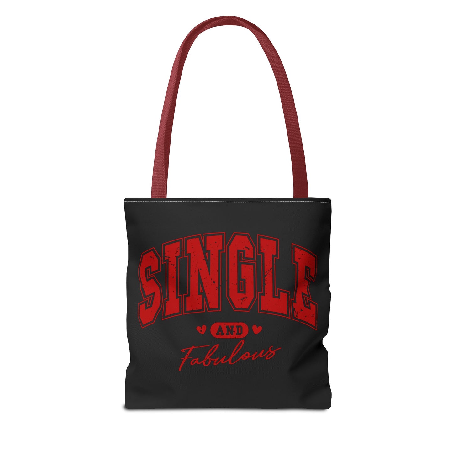 Single and Fabulous Black Canvas Tote 3 Sizes