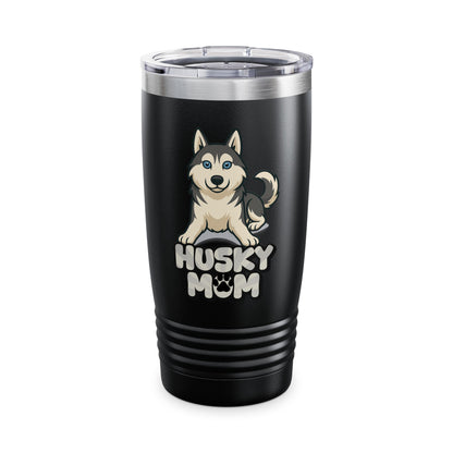 Husky Mom Tumbler - 20oz, Stainless Steel Travel Mug, Pet Lover Gift, Dog Mom Coffee Cup, Insulated Drinkware