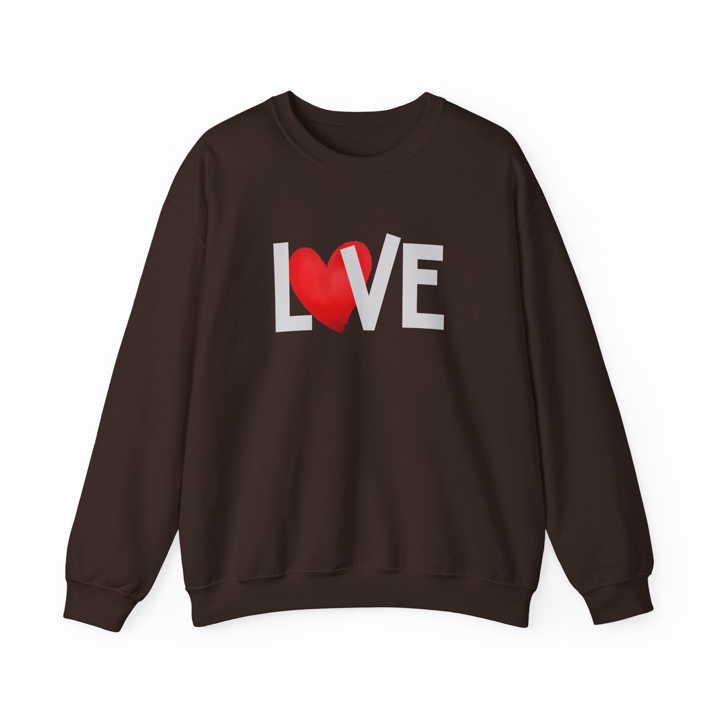Love Heart Crewneck Sweatshirt