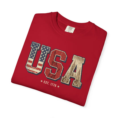 USA Retro Comfort Colors Tee