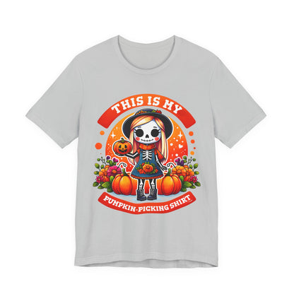 This is My Pumpkin Picking TShirt Bella Canvas Cute Pumpkin Picking Tee Halloween Shirt Fall Apparel Fun T-Shirt Harvest Celebration