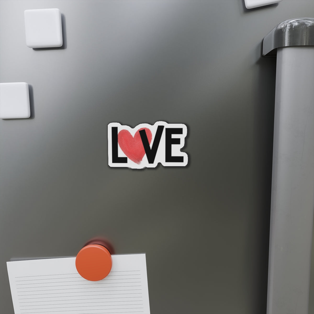 Love Heart Die-Cut Magnet