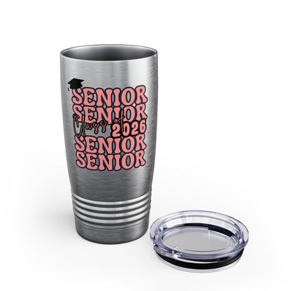 Senior Class of 2026 Graduation Ringneck Tumbler, 20oz - Perfect for Class of 2026, Senior Gifts, Graduation Party Favors, Custom Drinkware, [...]