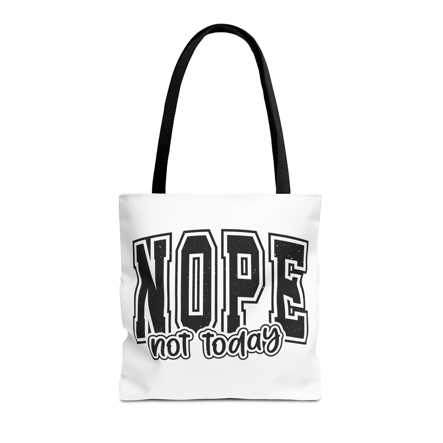 NOPE Not Today Graphic Tote Bag