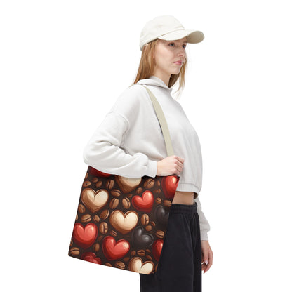 I Love Coffee Beans Bag Tote