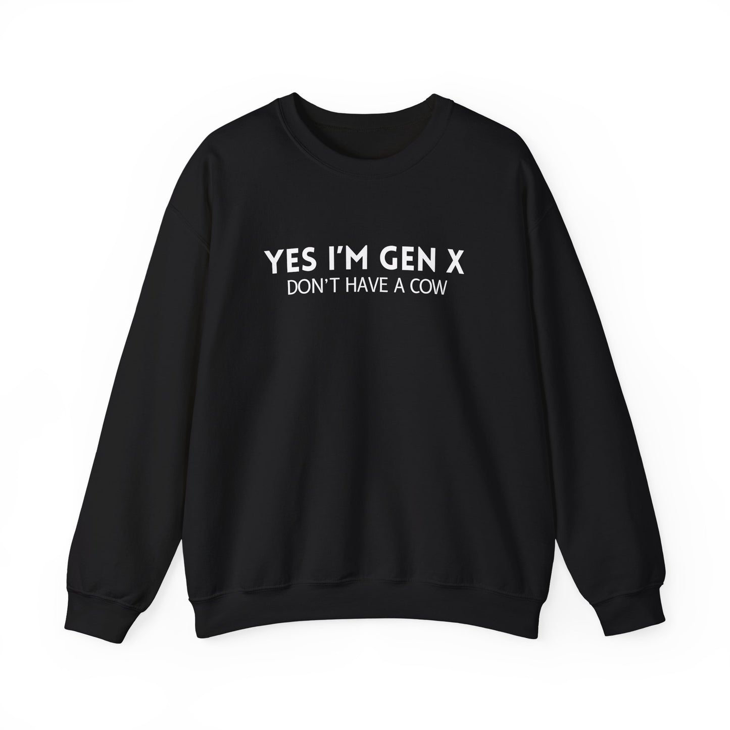 Gen X Crewneck Sweatshirt, Funny Sweatshirt, Gift for Gen X, Unisex Sweatshirt, Casualwear, Vintage Style