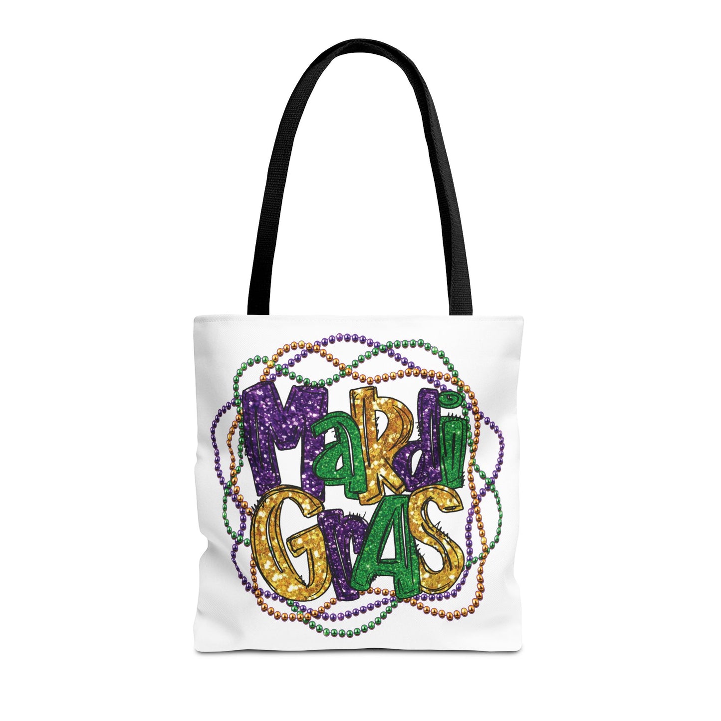 Mardi Gras Bead Bag Tote in 3 Sizes