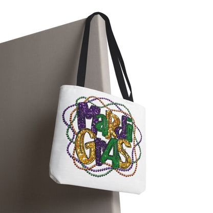 Mardi Gras Bead Bag Tote in 3 Sizes