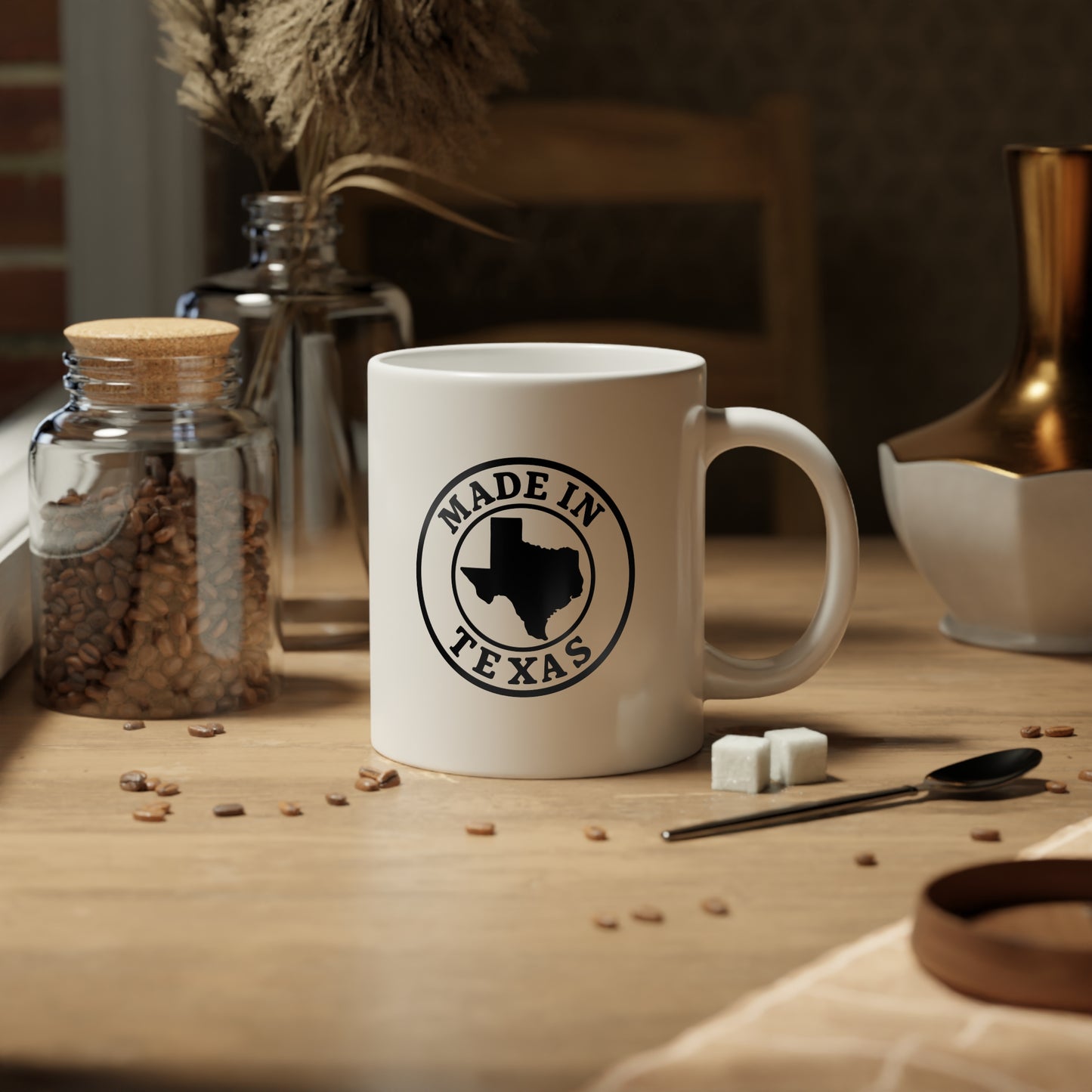 MADE IN TEXAS 20oz Jumbo White Mug