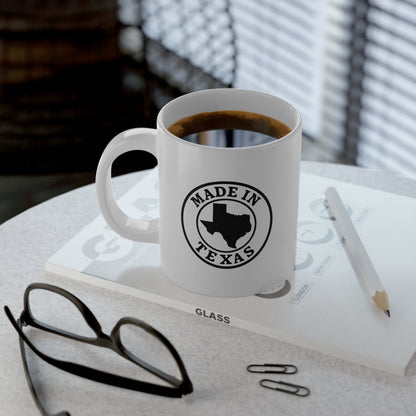 MADE IN TEXAS 20oz Jumbo White Mug