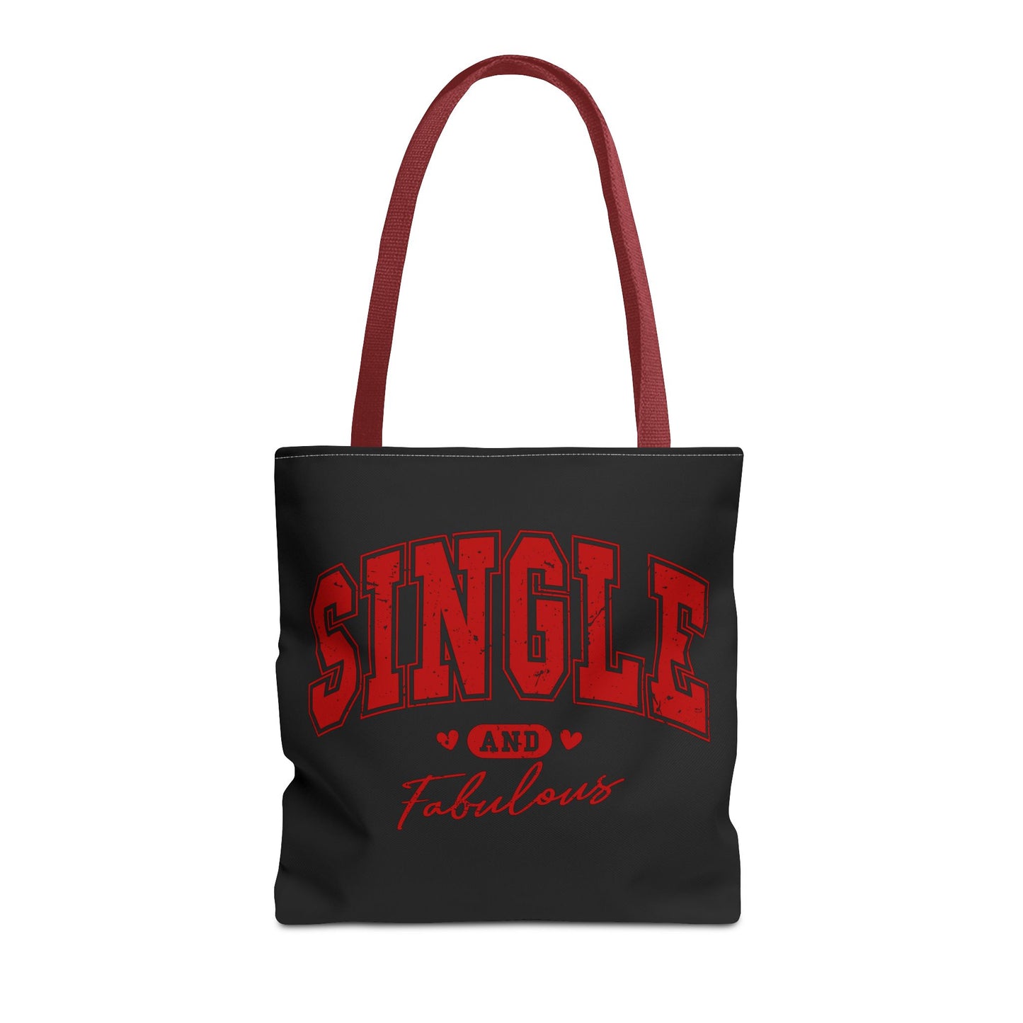 Single and Fabulous Black Canvas Tote 3 Sizes