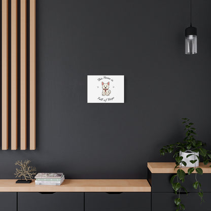 White German Shepherd Canvas Wall Art - Perfect for Dog Lovers, Home Decor, Unique Gift, Pet Memorial, Dog Themed Wall Art