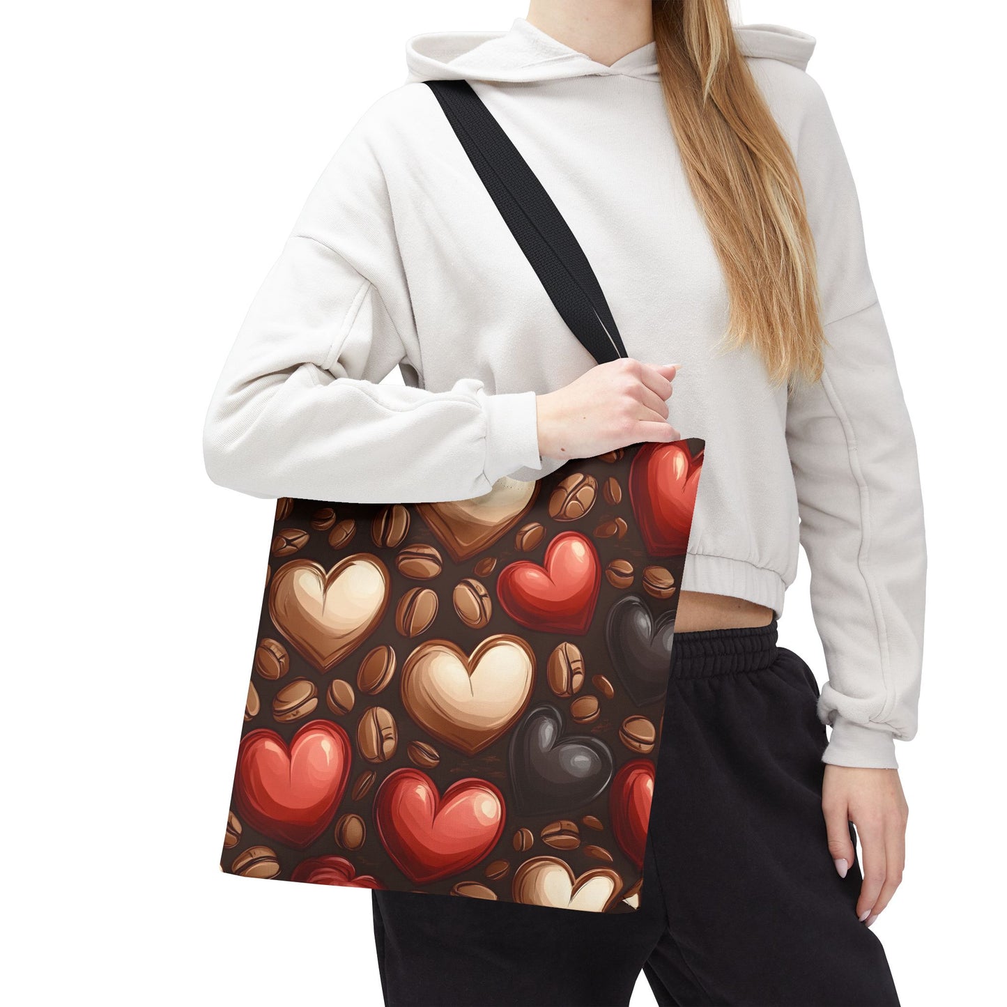 I Love Coffee Beans Bag Tote