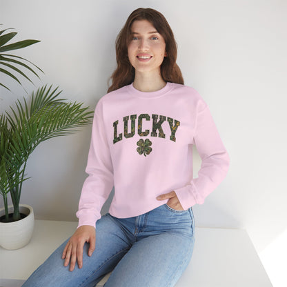 Lucky Shamrock Crewneck Sweatshirt
