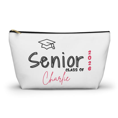 Senior Class of 2026 Personalized Graduation Pouch Senior Class of 2026 Cosmetic Bag Custom Makeup Organizer Unique Gift for Graduates