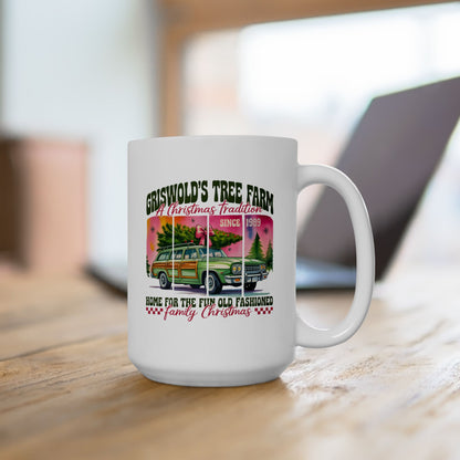 Griswald Farm Retro Sunset Coffee Cup 15oz