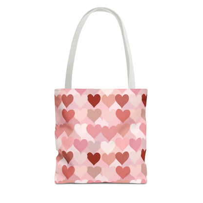Pink Heart Everyday Tote Bag