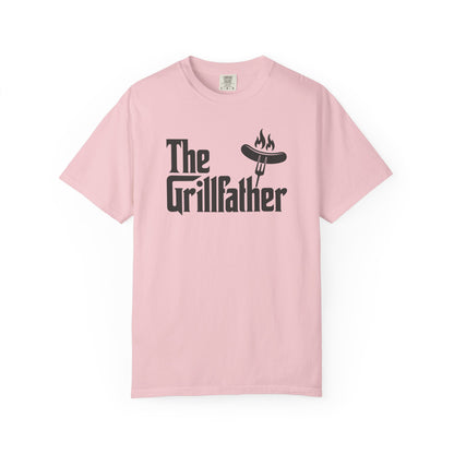 The Grillfather T-Shirt – Funny BBQ Dad Grillmaster Tee