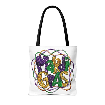 Mardi Gras Bead Bag Tote in 3 Sizes