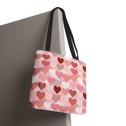 Pink Heart Everyday Tote Bag