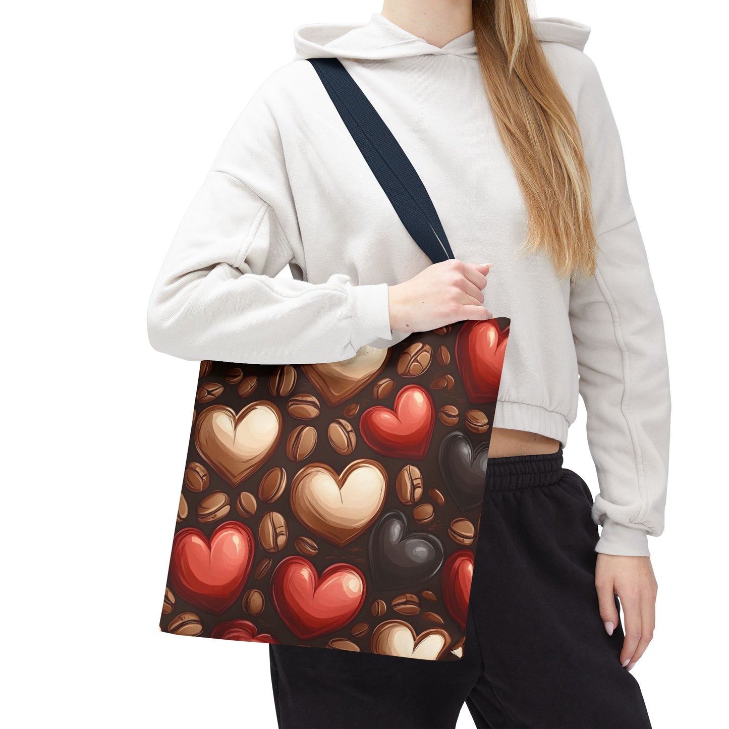 I Love Coffee Beans Bag Tote
