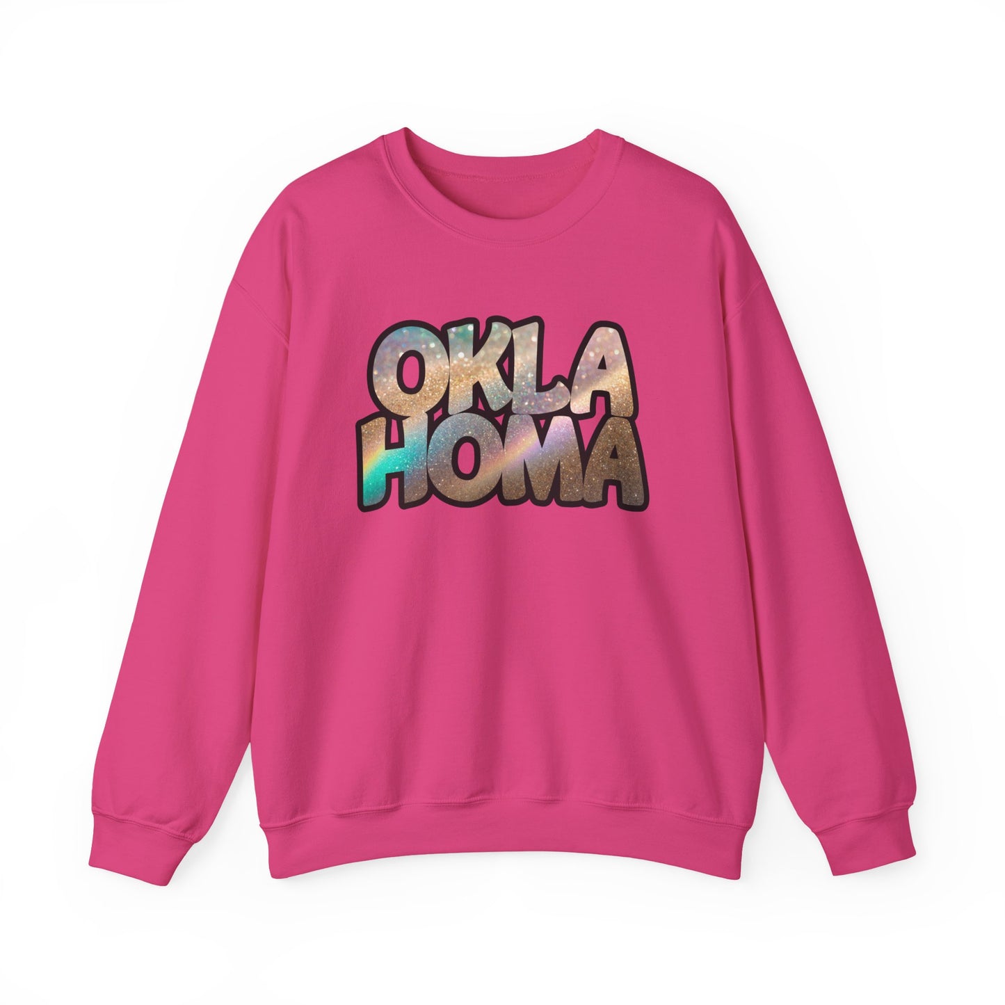 Stylish Oklahoma Crewneck Sweatshirt, Cozy Pullover, Unisex Sweatshirt Gift, Fashionable Apparel, Casual Wear for Any Occasion