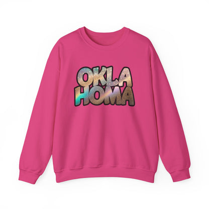 Stylish Oklahoma Crewneck Sweatshirt, Cozy Pullover, Unisex Sweatshirt Gift, Fashionable Apparel, Casual Wear for Any Occasion
