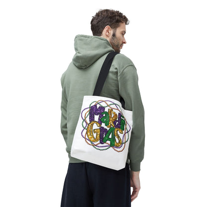Mardi Gras Bead Bag Tote in 3 Sizes