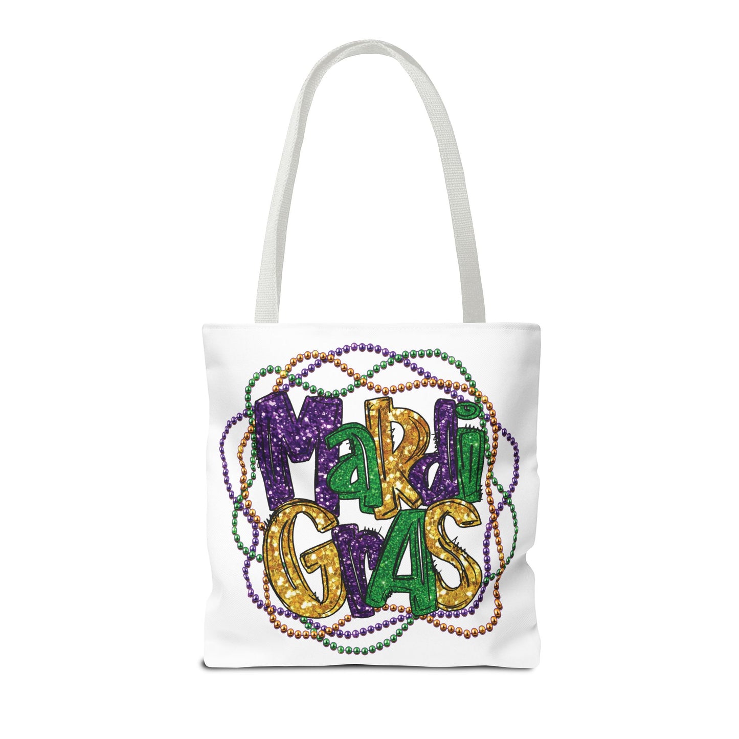 Mardi Gras Bead Bag Tote in 3 Sizes