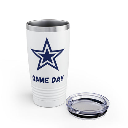 Dallas Cowboys Game Day Tumbler 20oz Gift for Him Game Day Gift for Her Dallas Fan