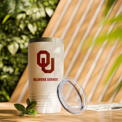 Oklahoma Sooners 20 oz Insulated Tumbler Gift for Sooners Fan Gift for Game Day OU Fan