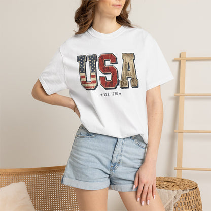 USA Retro Comfort Colors Tee